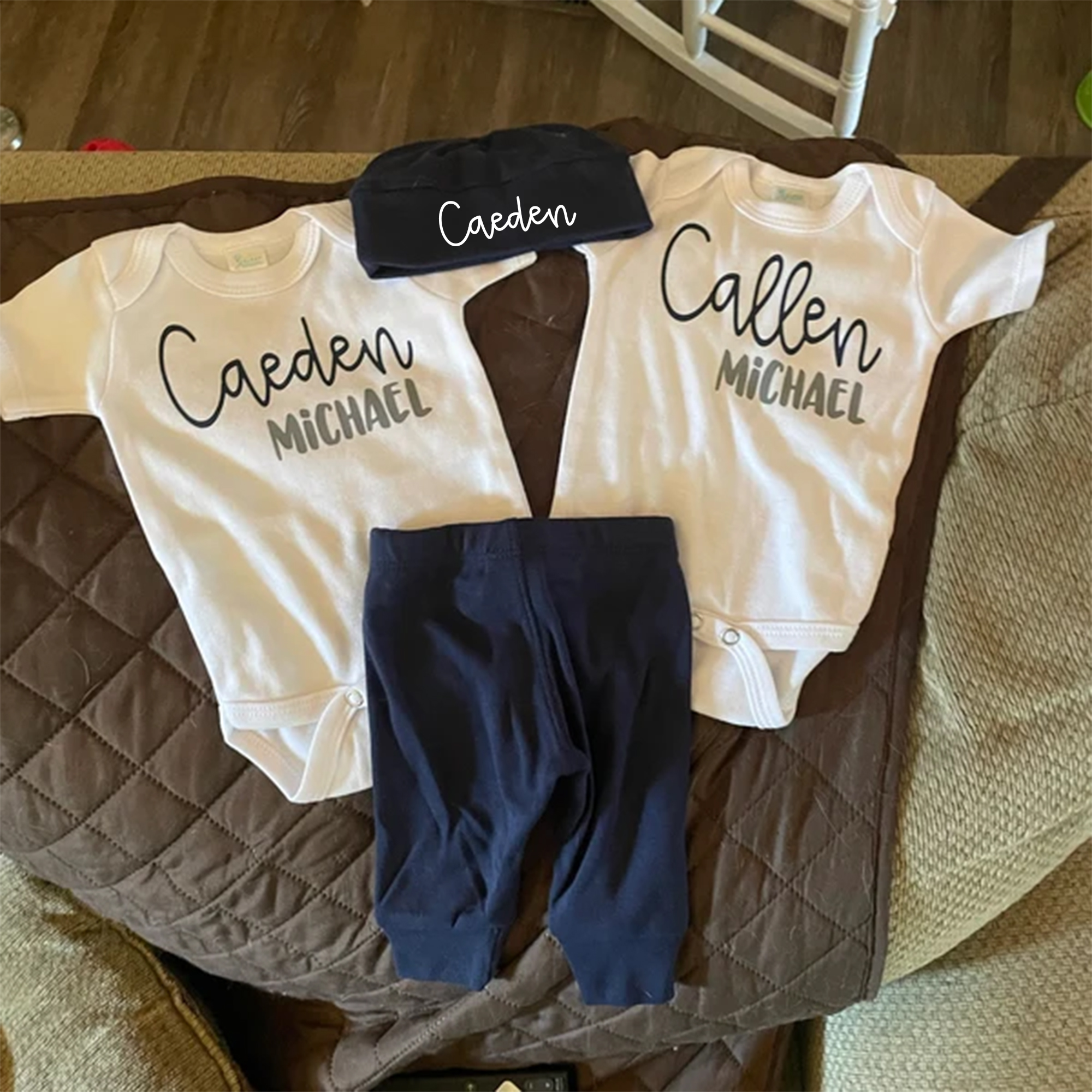 Personalized Baby Boy Coming Home Outfit Set | CWBaby170