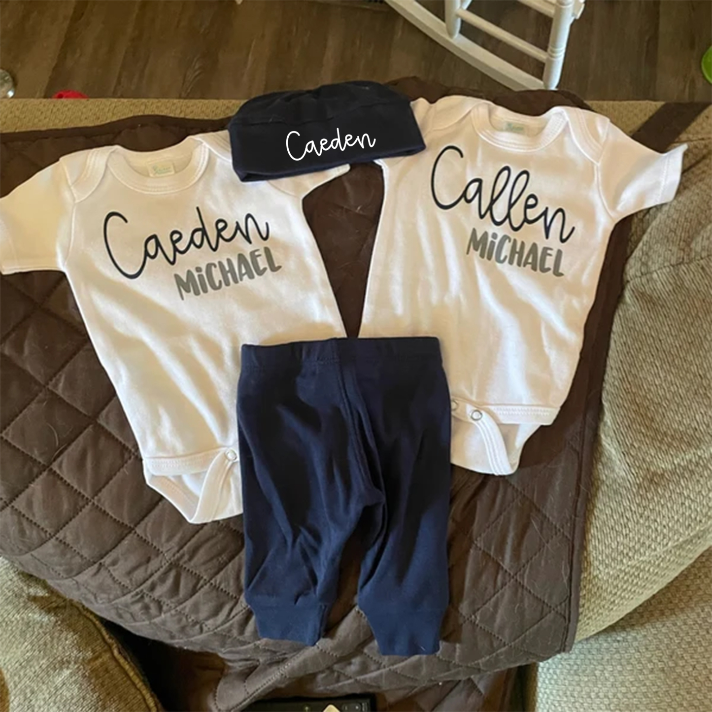 Personalized Baby Boy Coming Home Outfit Set | CWBaby170