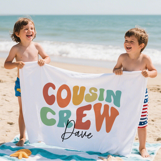 Personalized Back To School Essentials Beach Towel | CWTowel175