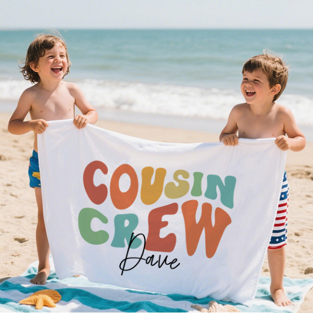 Personalized Back To School Essentials Beach Towel | CWTowel175