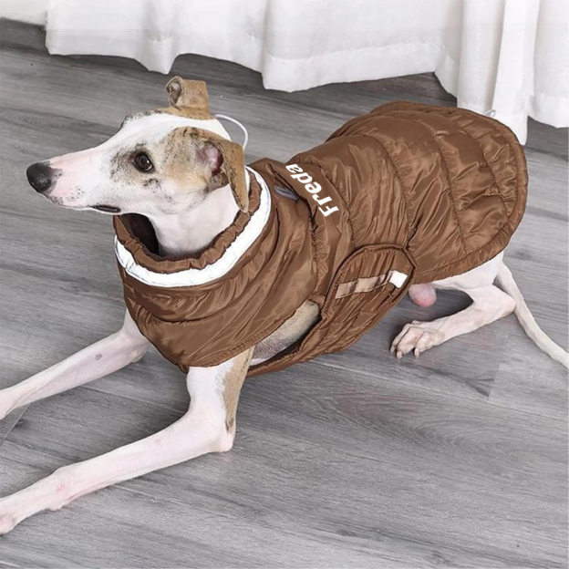 Personalized Pet Winter Warm Reflective Safety Puffer Vest | BKPet287