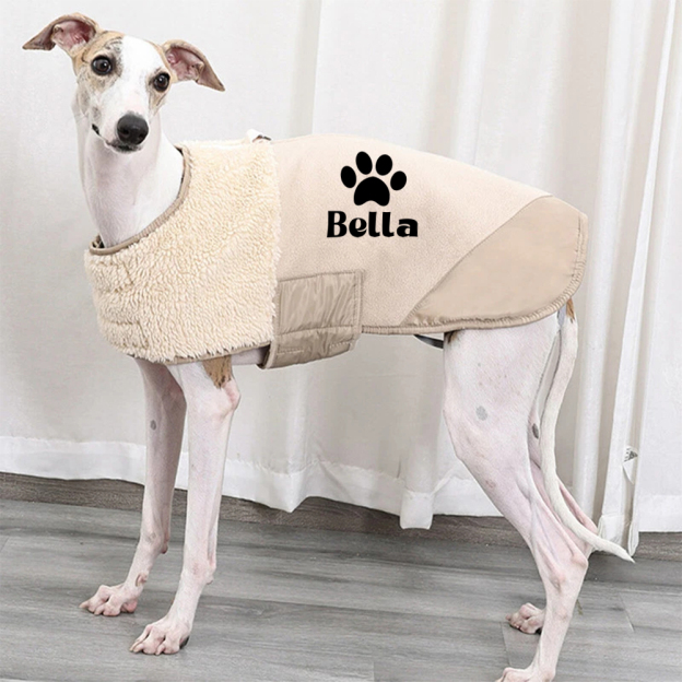 Personalized Pet Winter Warm Reflective Safety Puffer Vest | BKPet288