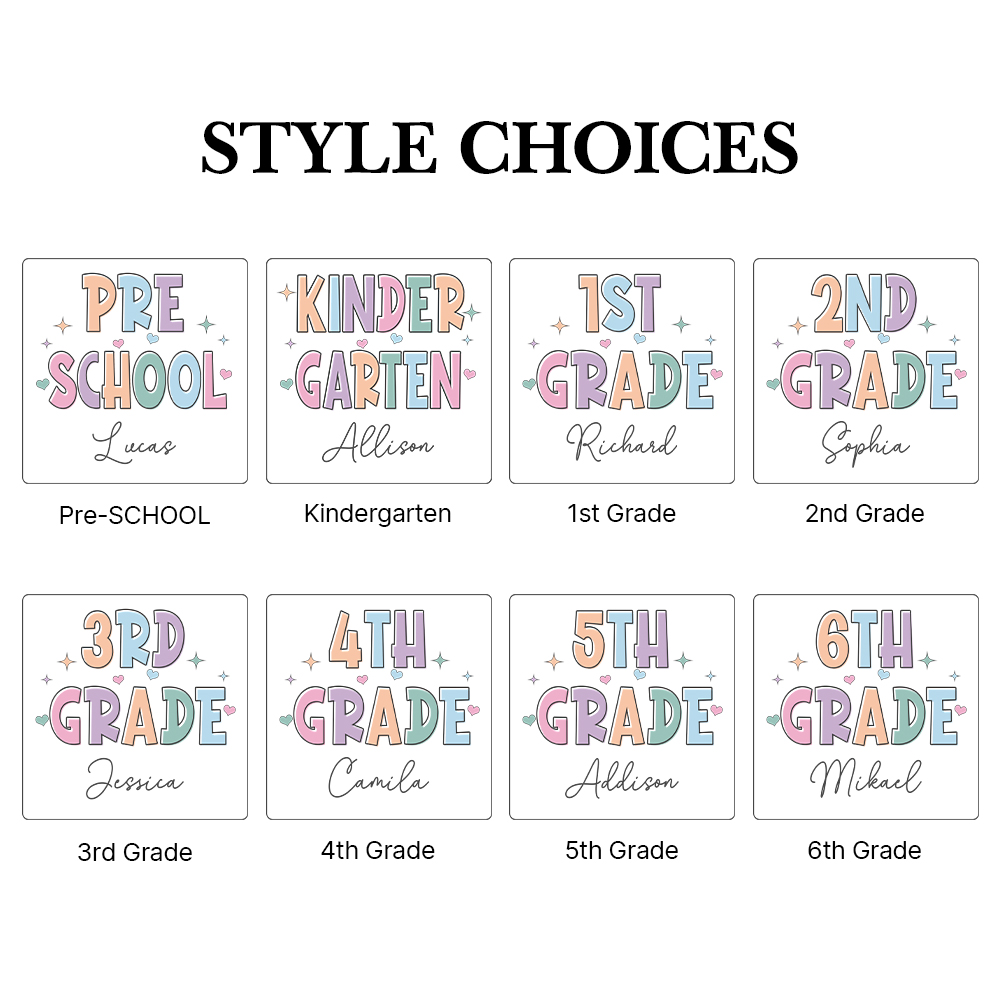 Personalized First Day Of Back To School Shirt | CWSchool28