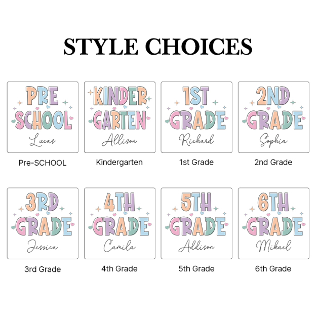 Personalized First Day Of Back To School Shirt | CWSchool28