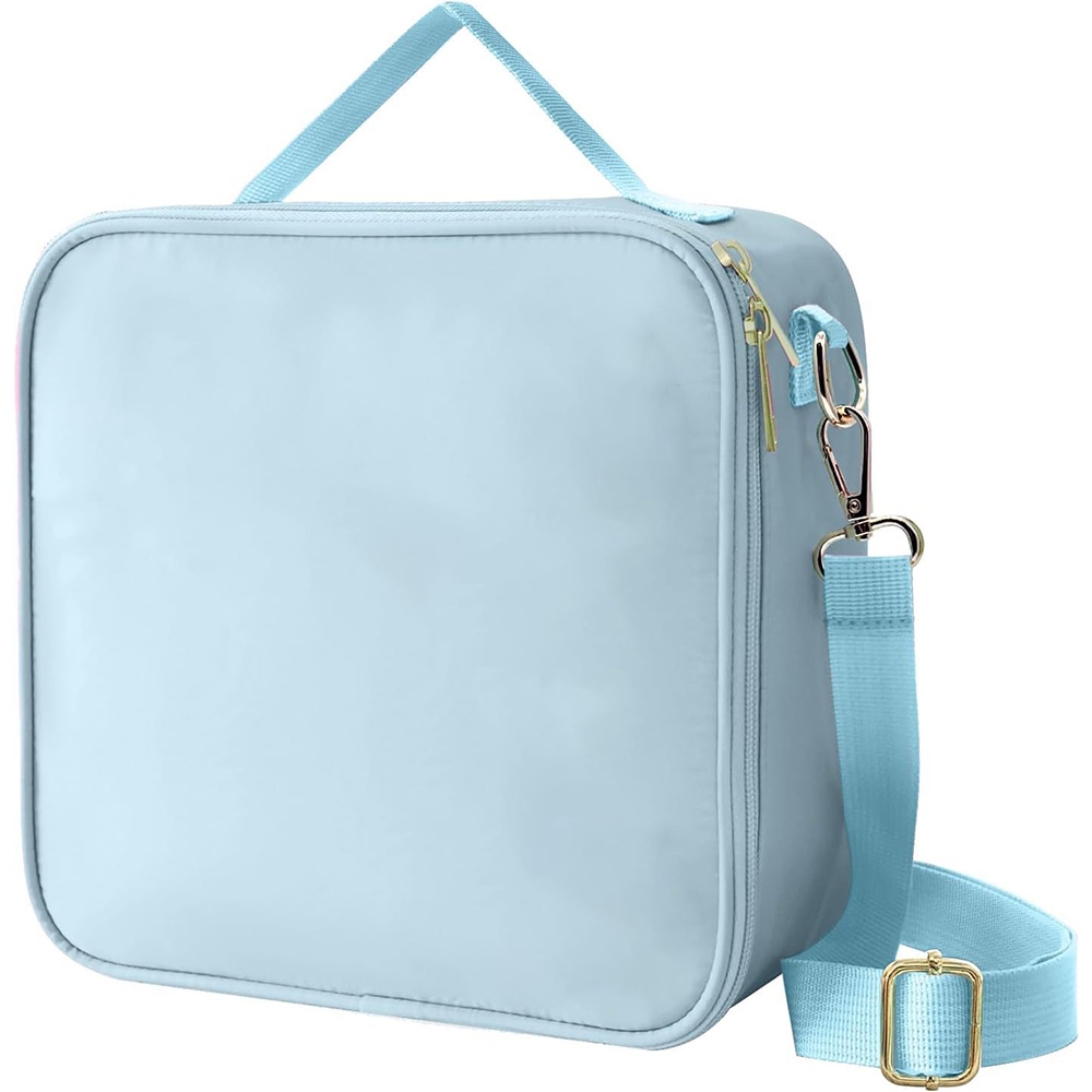 Personalized Chenille Letter Lunch Bag With Strap