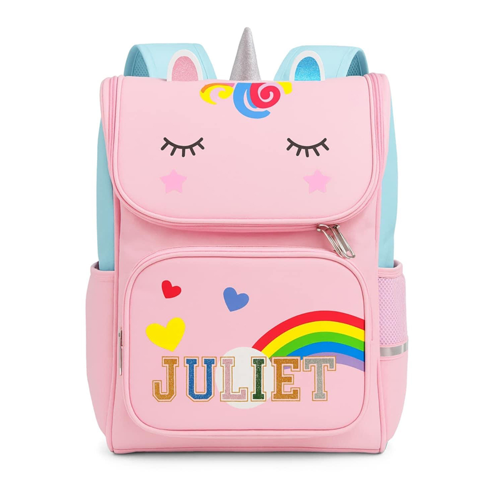 Personalized Girls Unicorn Large Capacity School Backpack | CWPack378