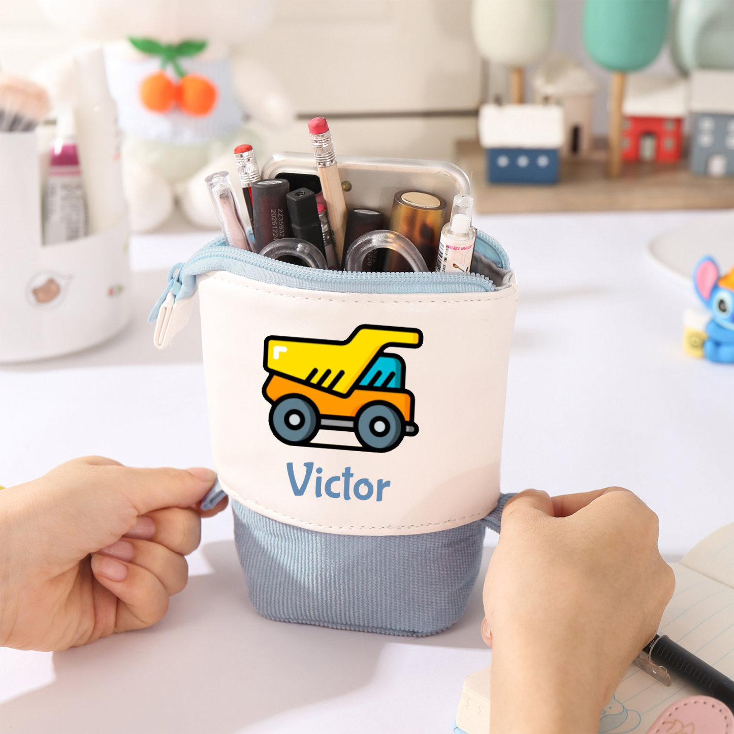 Personalized Pencil-Case with Pop-up Design for Kids | CWToy5405