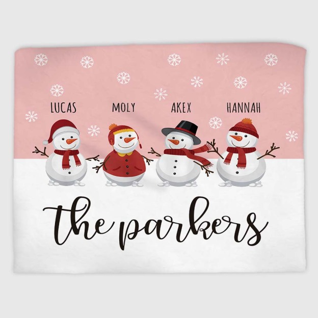 Personalized Merry Christmas Blanket for Comfort & Unique | BKMC16