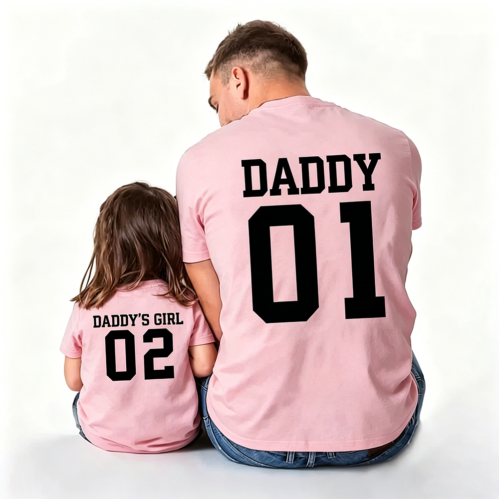 Personalized First Father's Day Daddy and Me Outfit | CWFamily148