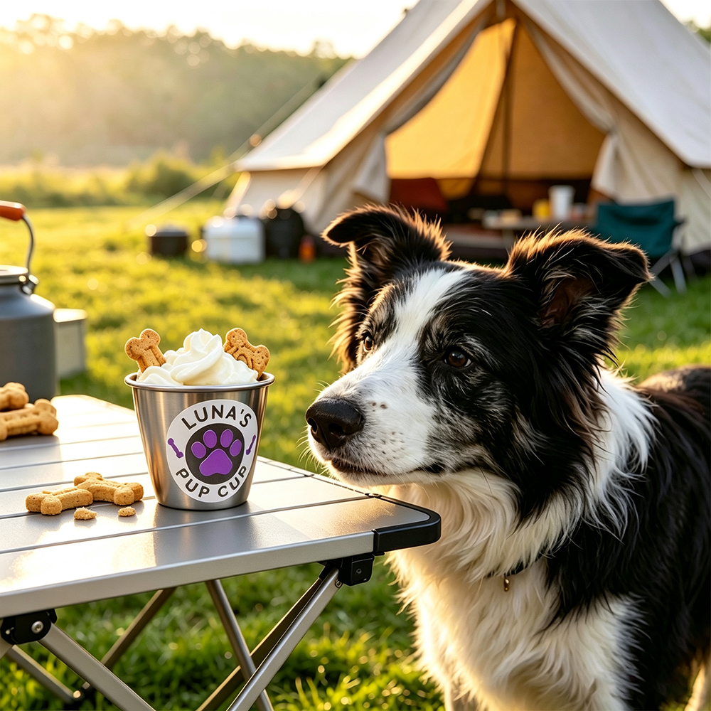 Personalized Pet Stainless Steel Reusable Mini Pup Cup Mug | BKPet273