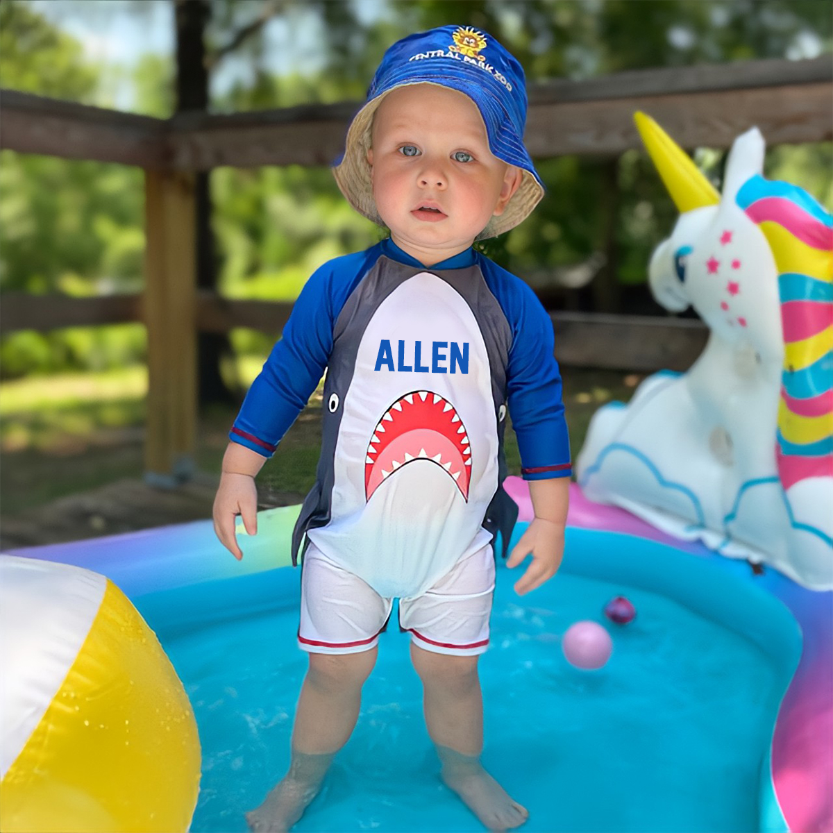 Personalized Shark Swimsuit for Comfort & Unique | CWBeach44