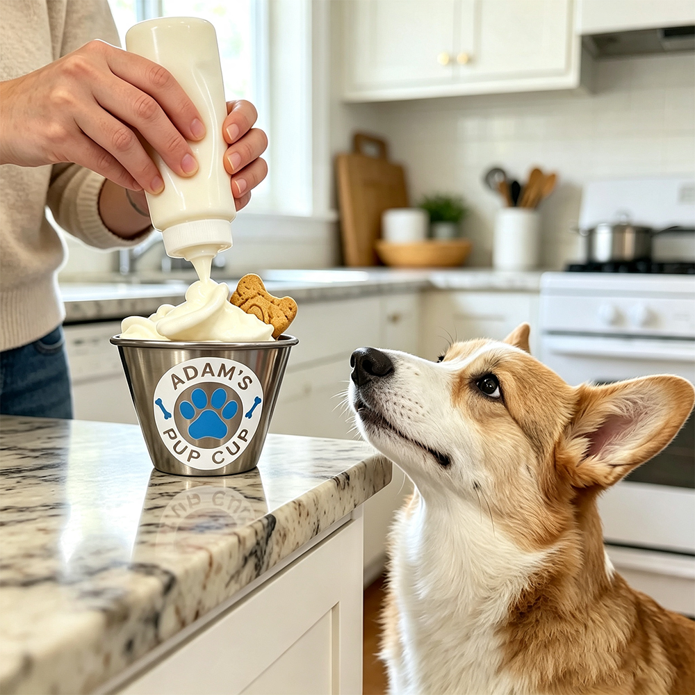 Personalized Pet Stainless Steel Reusable Mini Pup Cup Mug | BKPet273
