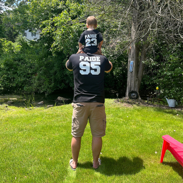 Personalized First Father's Day Daddy and Me Outfit | CWFamily148