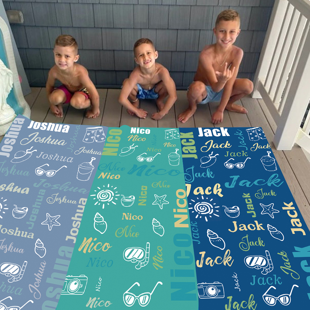 Personalized Lovely Kid Towel for Summer & Beach | CWTowel80