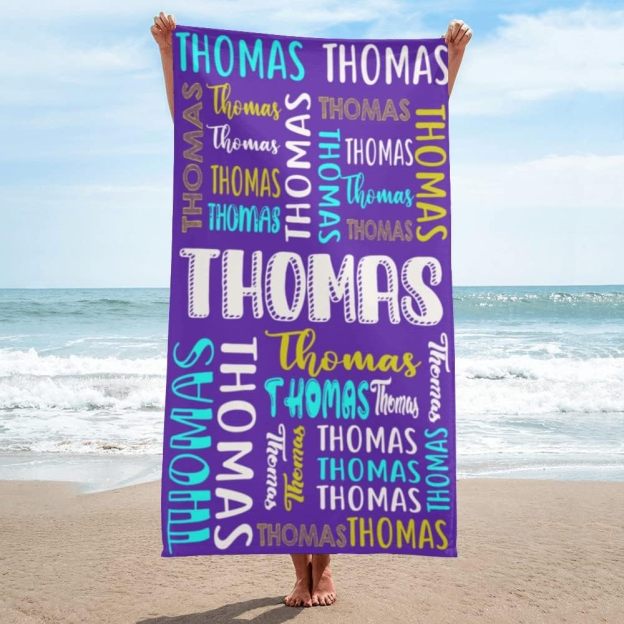 Personalized Lovely Kid Towel for Summer & Beach | CWTowel91