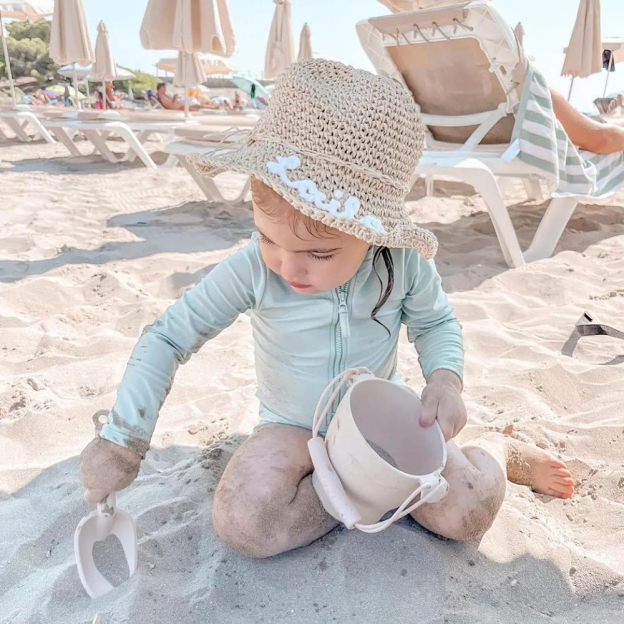 Personalized Embroidered Straw Floppy Hat for Comfort & Unique | CWBeach160