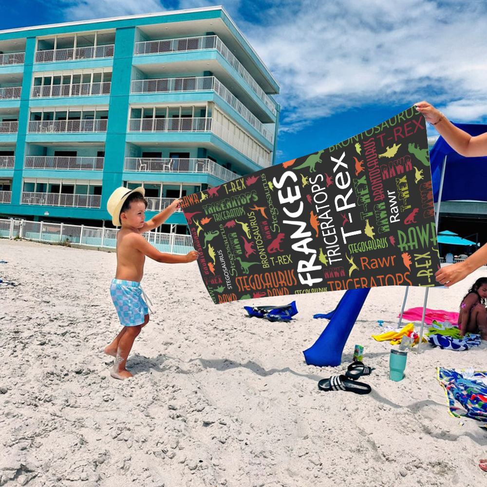 Personalized Lovely Kid Towel for Summer & Beach | CWTowel102