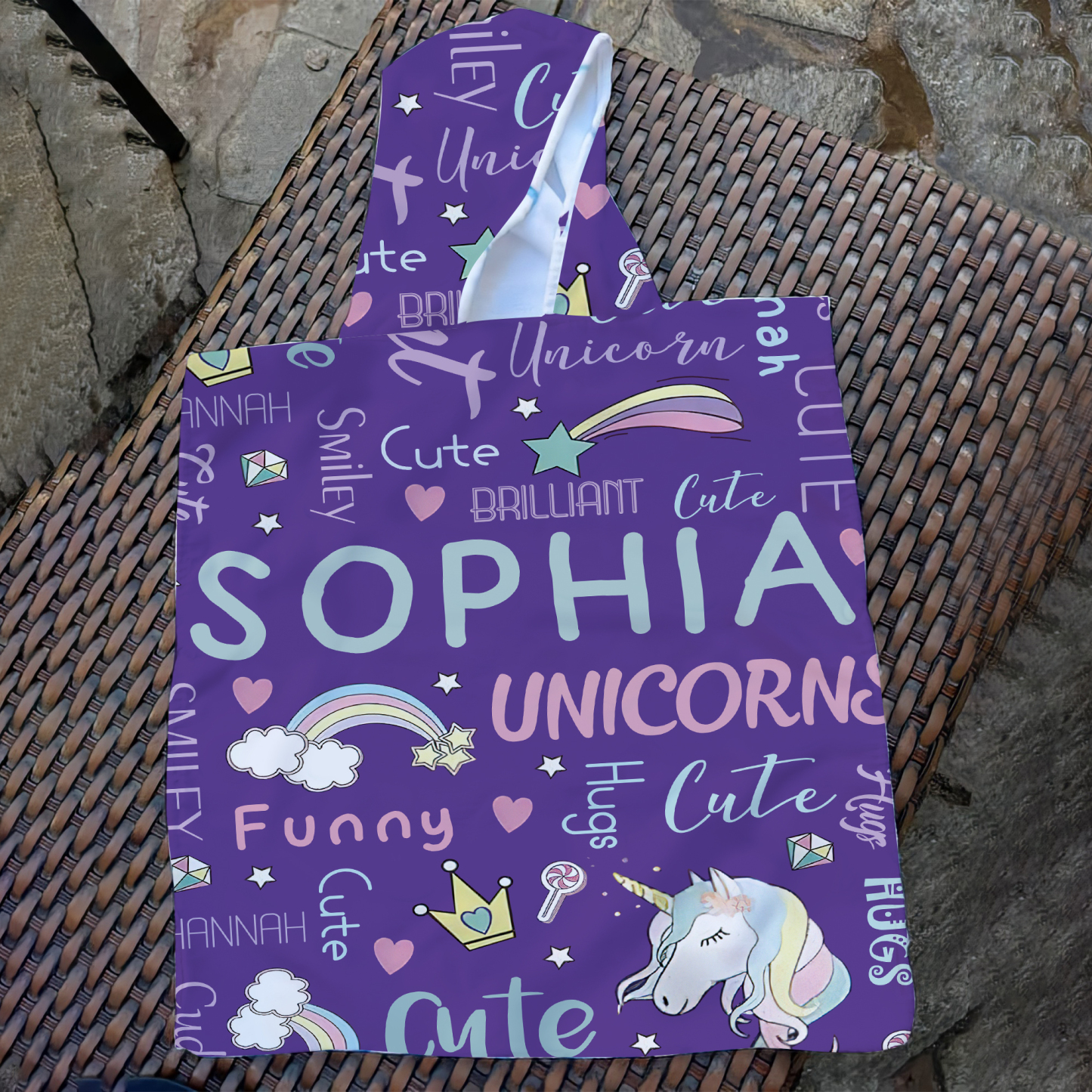 Personalized Hooded Beach Towel for Summer & Beach | CWHTowel38