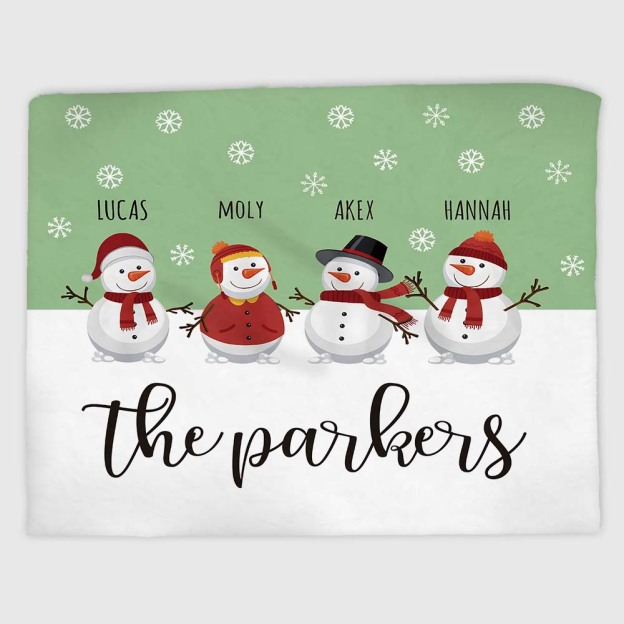 Personalized Merry Christmas Blanket for Comfort & Unique | BKMC16