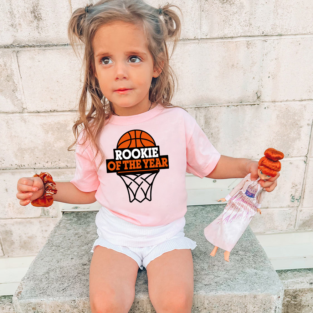 Personalized Basketball Rookie Of The Year Birthday T-Shirt | inBirth03