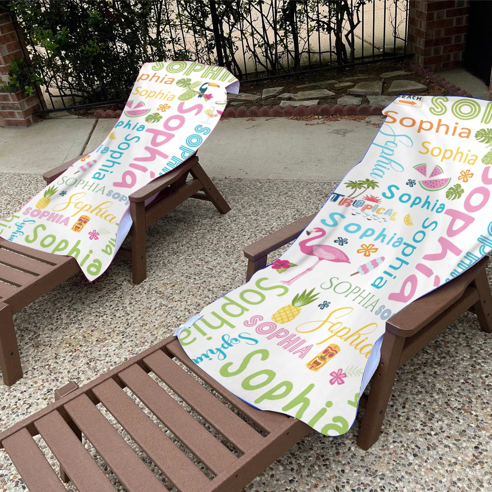 Personalized Lovely Kid Towel for Summer & Beach | CWTowel98