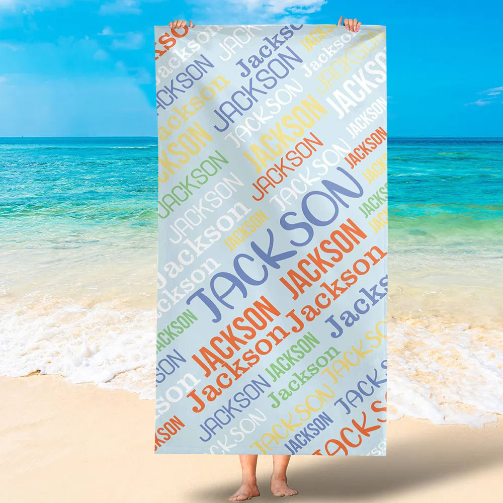 Personalized Lovely Kid Towel for Summer & Beach | CWTowel99