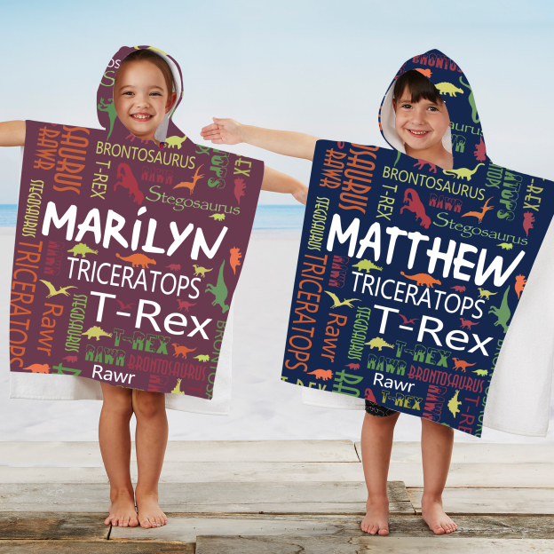 Personalized Hooded Beach Towel for Summer & Beach | CWHTowel40