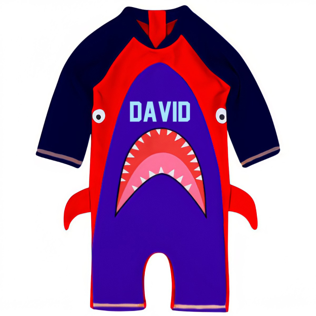 Personalized Shark Swimsuit for Comfort & Unique | CWBeach44