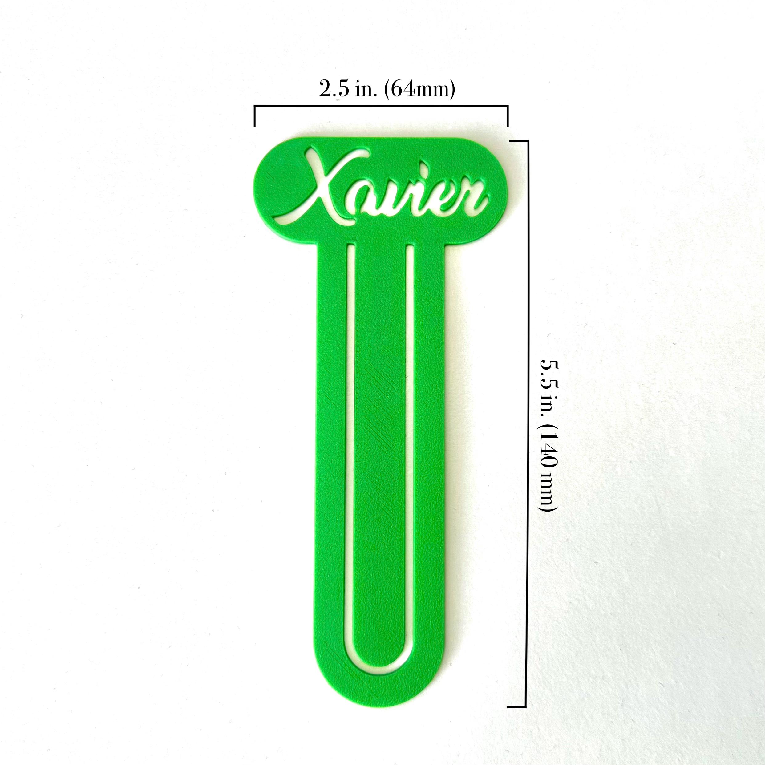 Personalized 3D Printed Name Bookmark Stencil | CWGift49