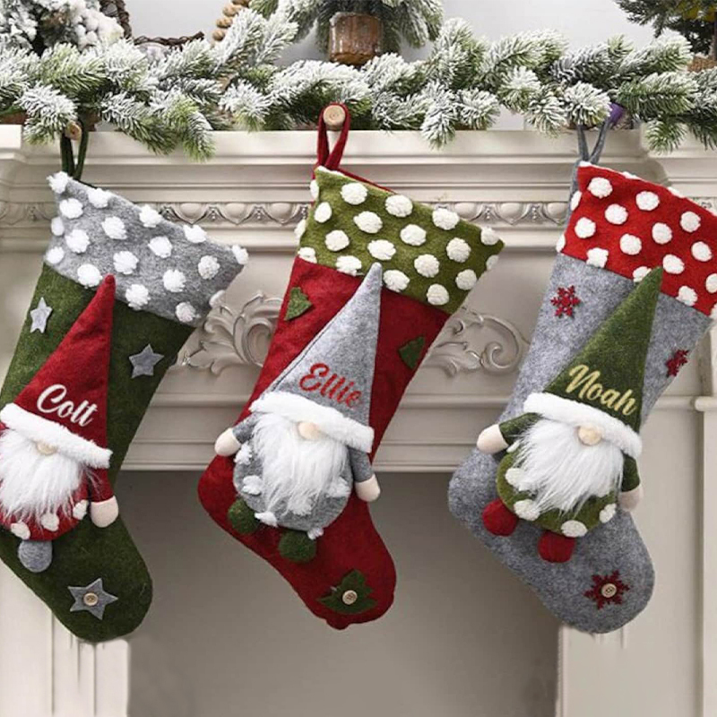 Personalized Gnomes Christmas Stocking | MCGift38