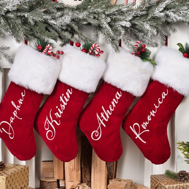 Personalized Christmas Stocking with Family Name | MCGift83
