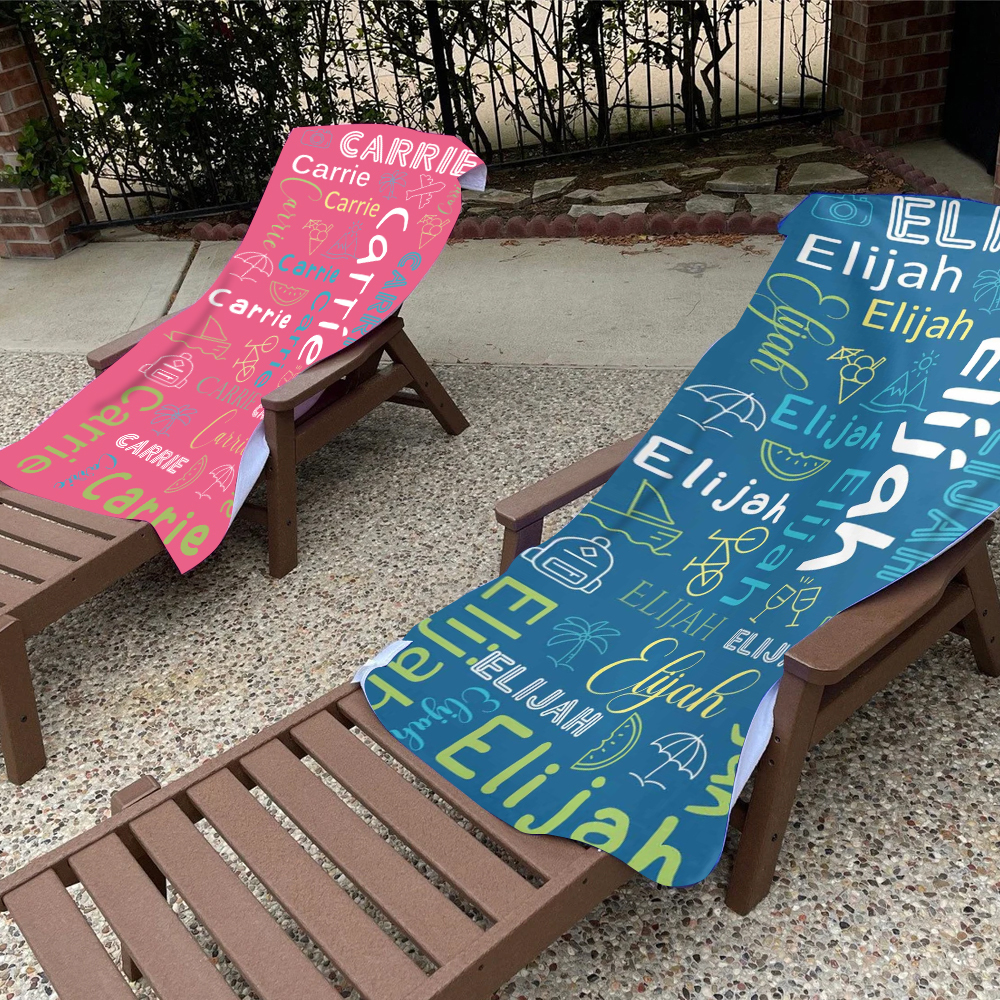 Personalized Lovely Kid Towel for Summer & Beach | CWTowel101