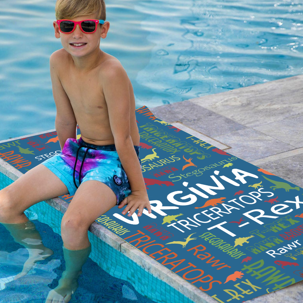 Personalized Lovely Kid Towel for Summer & Beach | CWTowel102