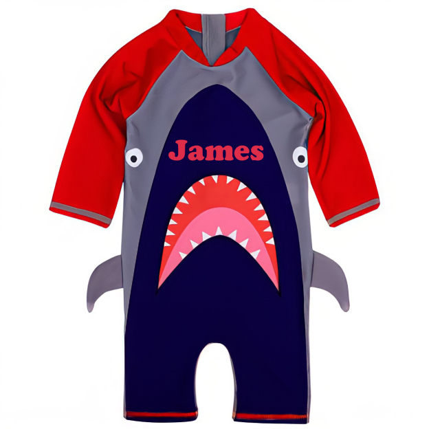 Personalized Shark Swimsuit for Comfort & Unique | CWBeach44