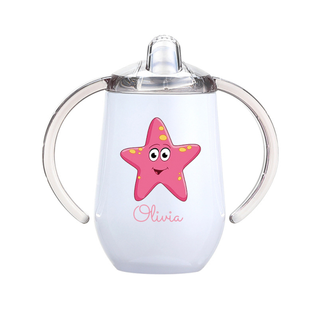 Personalized Lovely Stainless Steel Sippy Kids Cup  | Youcup04