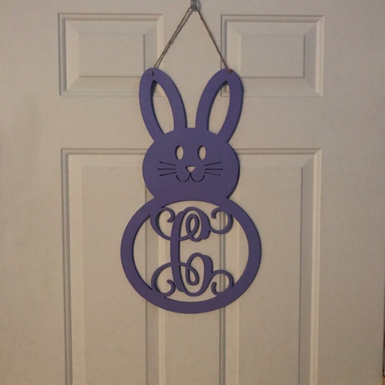 Personalized Bunny Kid's Bedroom Door Sign | CWBaby447