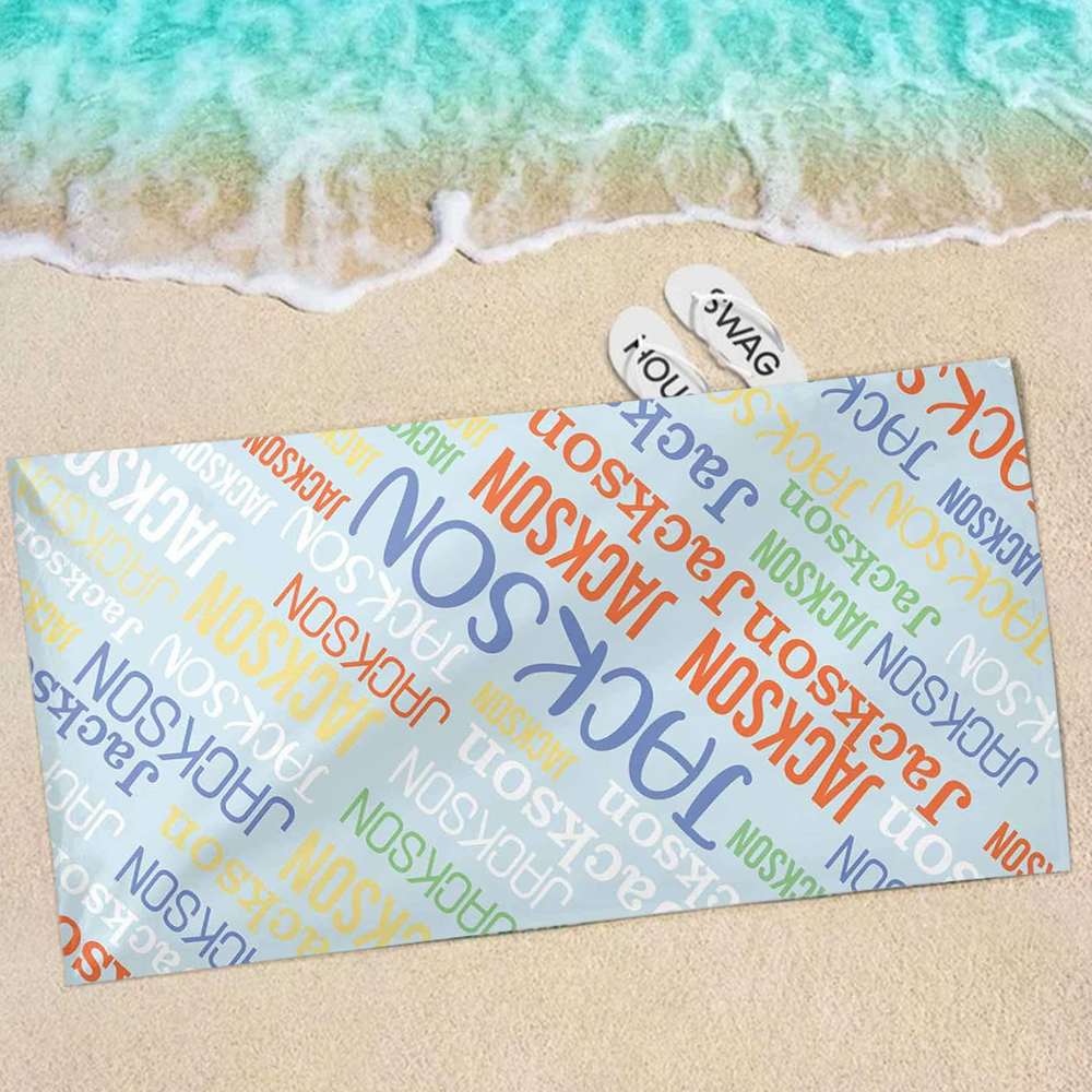 Personalized Lovely Kid Towel for Summer & Beach | CWTowel99