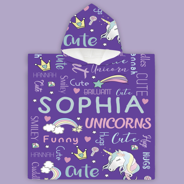 Personalized Hooded Beach Towel for Summer & Beach | CWHTowel38