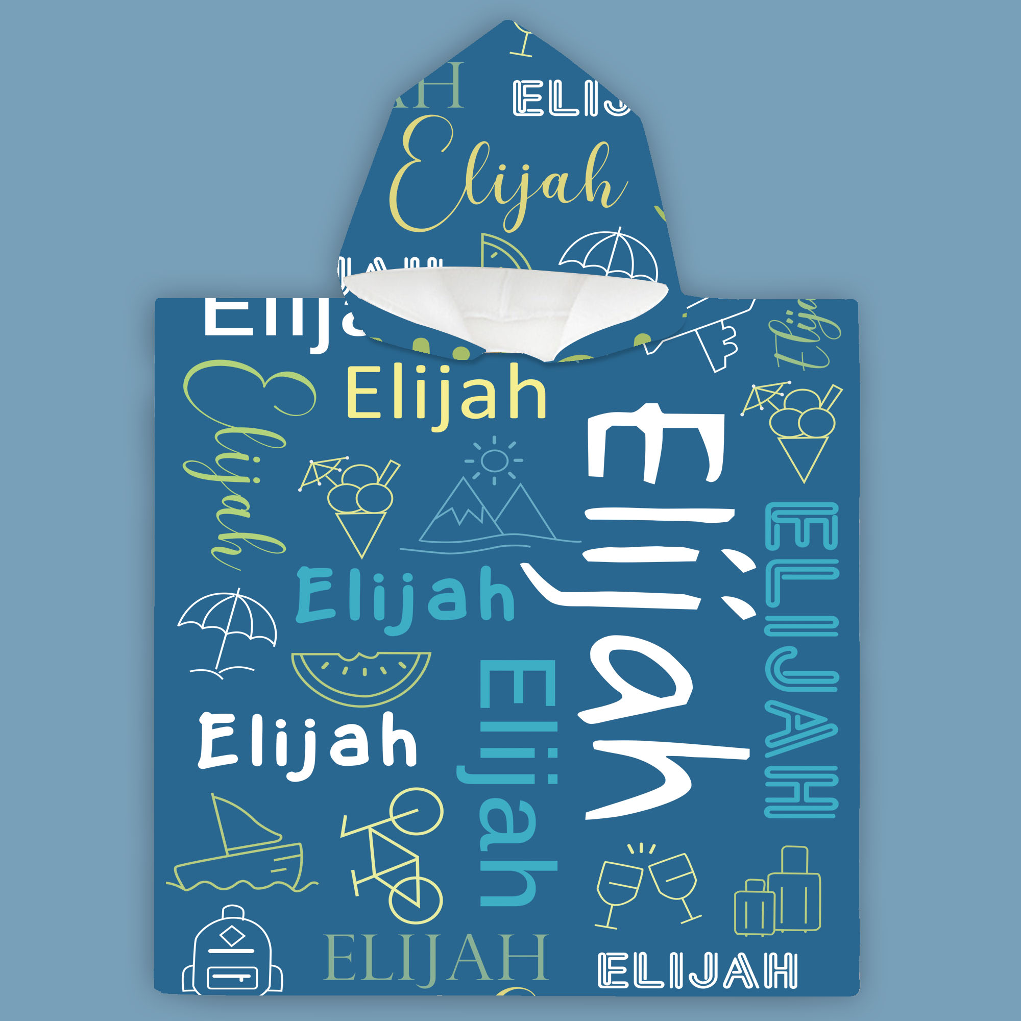 Personalized Hooded Beach Towel for Summer & Beach | CWHTowel39