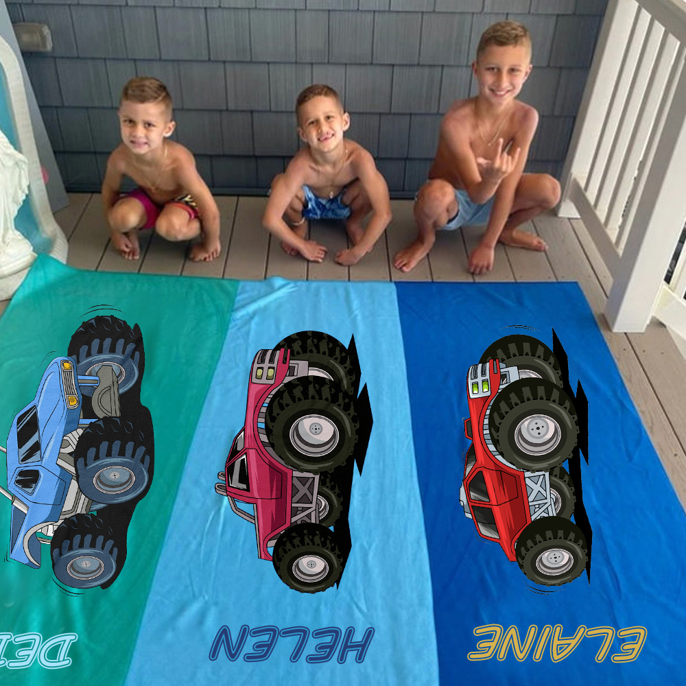 Personalized Lovely Kid Towel for Summer & Beach | CWTowel51