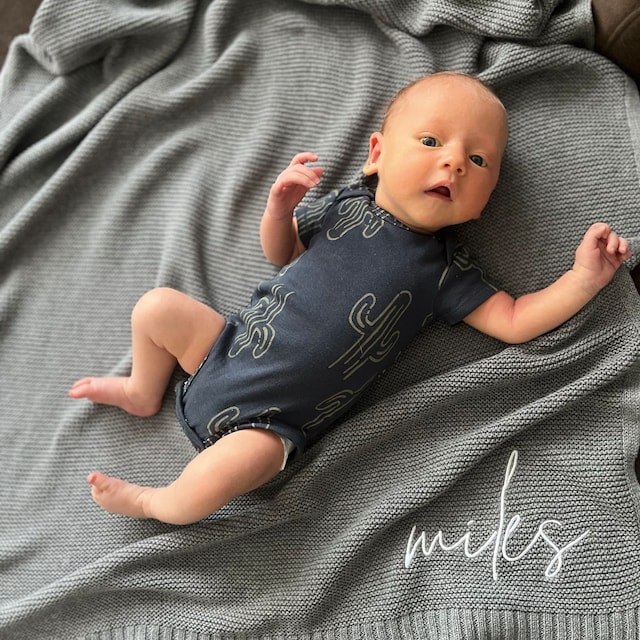 Personalized Embroidered Blanket for Kid Unique Gift | KKKid91