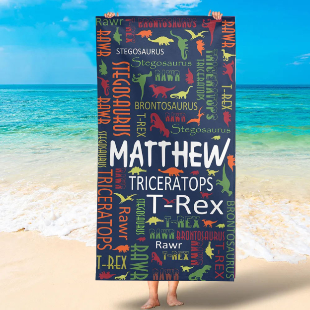 Personalized Lovely Kid Towel for Summer & Beach | CWTowel102