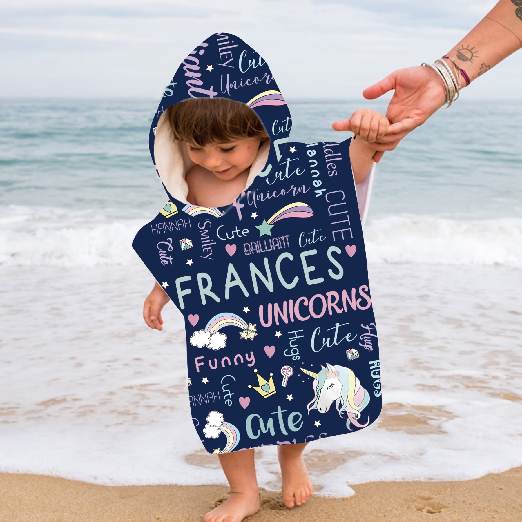 Personalized Hooded Beach Towel for Summer & Beach | CWHTowel38