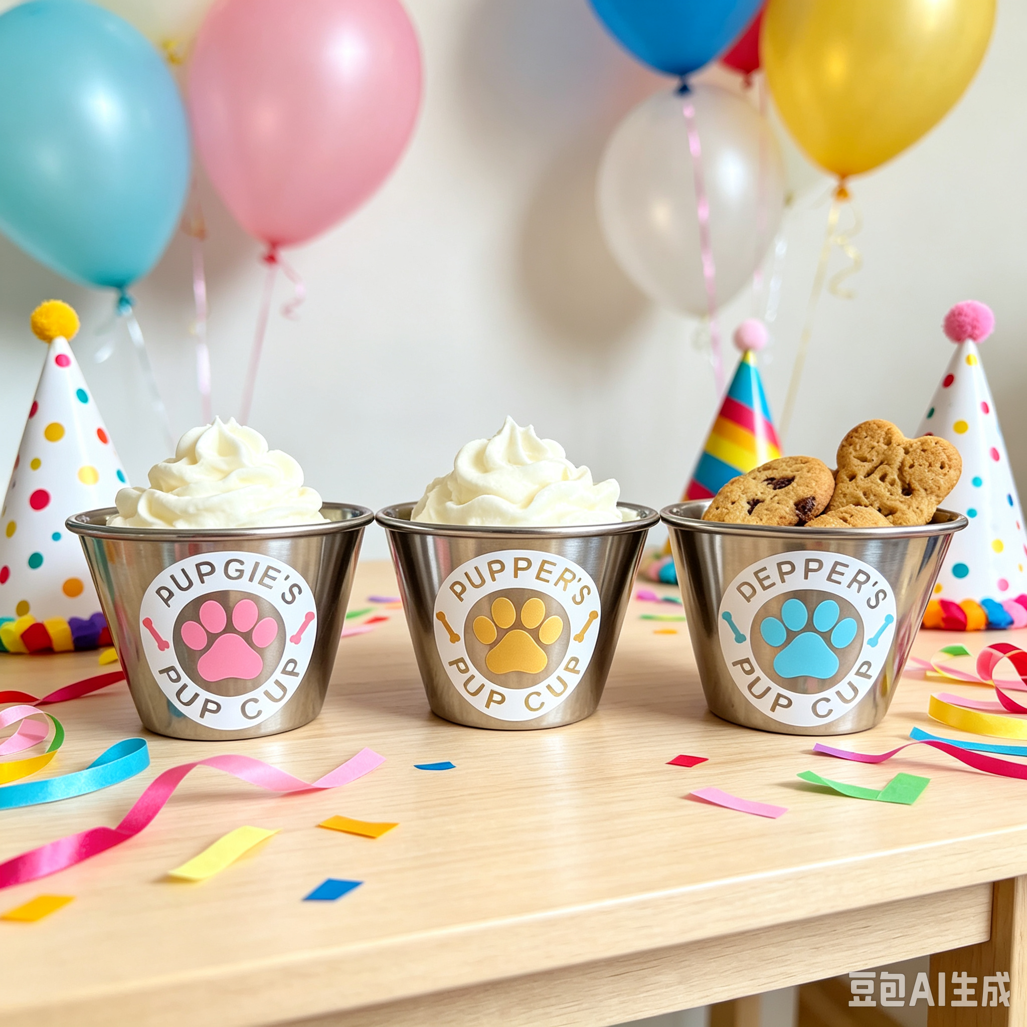 Personalized Pet Stainless Steel Reusable Mini Pup Cup Mug | BKPet273