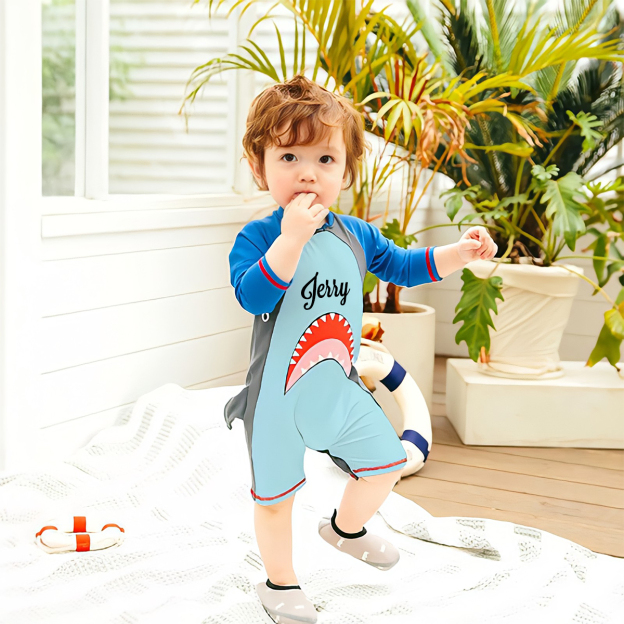 Personalized Shark Swimsuit for Comfort & Unique | CWBeach44
