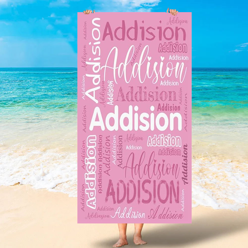 Personalized Lovely Kid Towel for Summer & Beach | CWTowel90