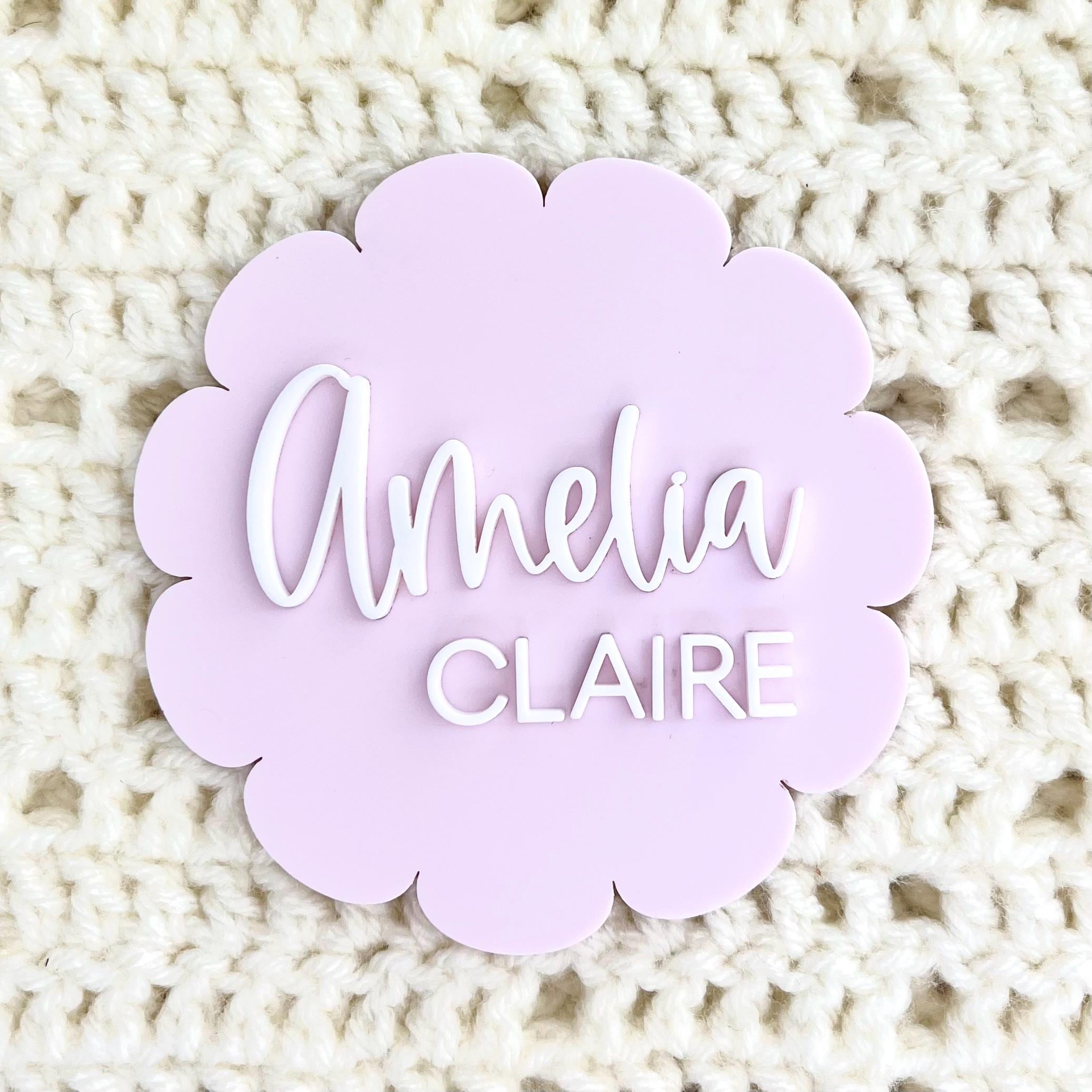 Personalized Baby Name Announcement Sign | CWBaby406