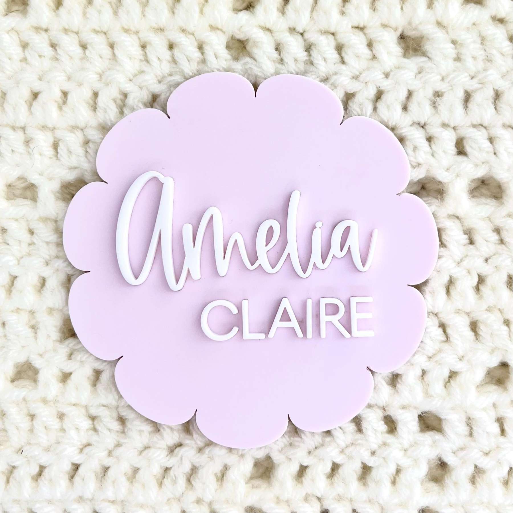 Personalized Baby Name Announcement Sign | CWBaby406