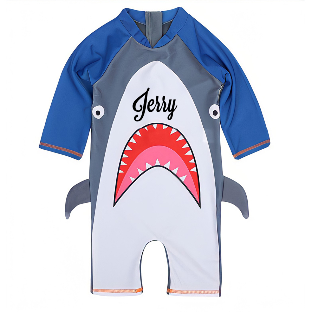 Personalized Shark Swimsuit for Comfort & Unique | CWBeach44