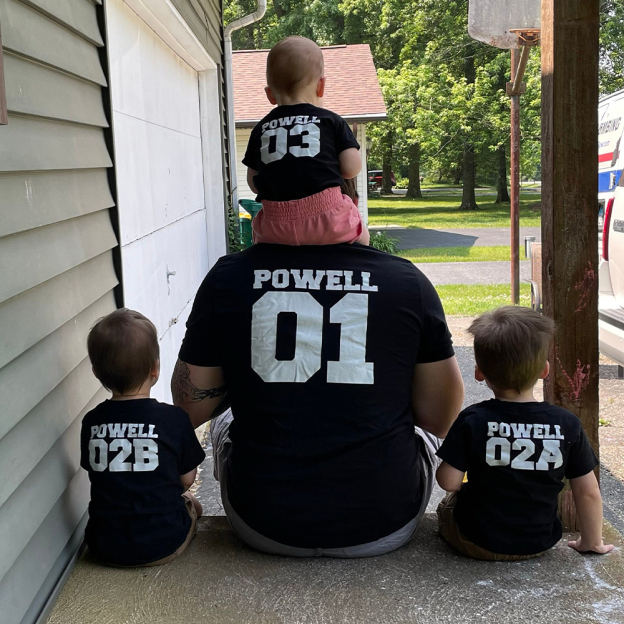 Personalized First Father's Day Daddy and Me Outfit | CWFamily148